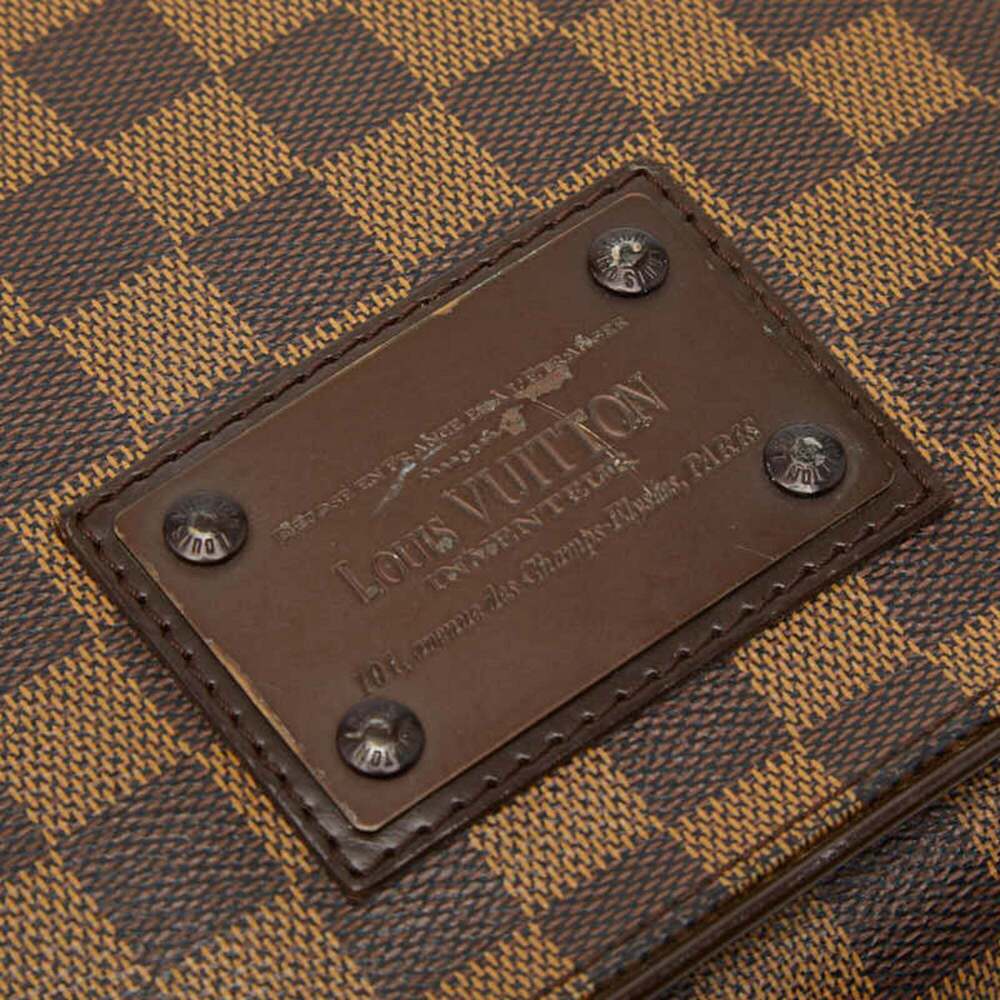LOUIS VUITTON Brown Damier Leather Shoulder Bag - Picture 13 of 15
